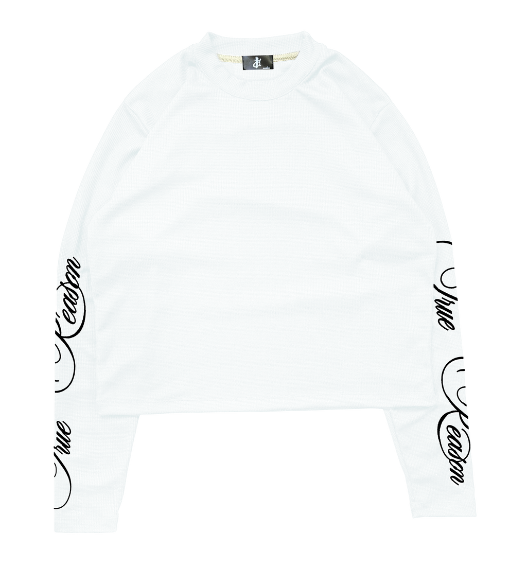 Polo Wafle Blanco “Pure” Semi Boxy