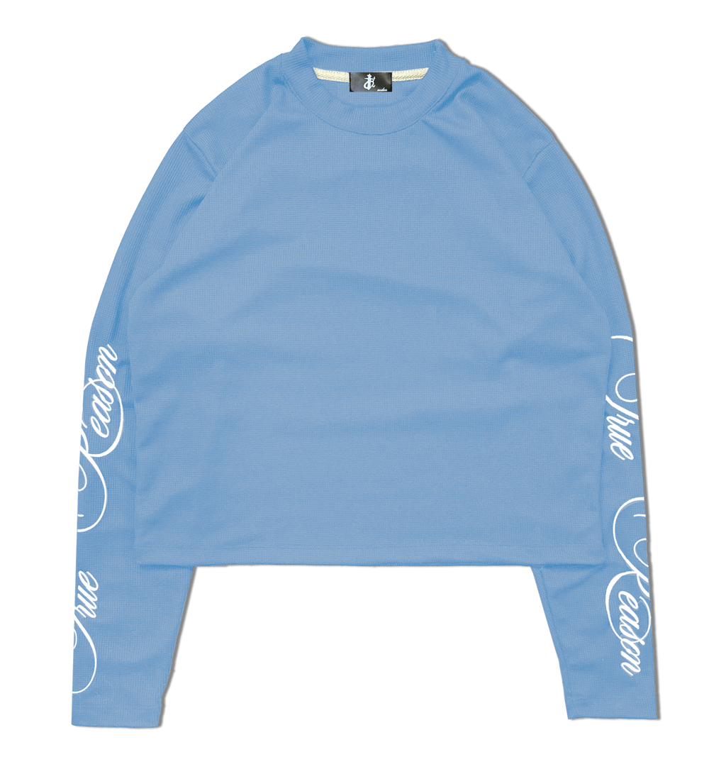 Polo Celeste Acero “Pure” Semi Boxy