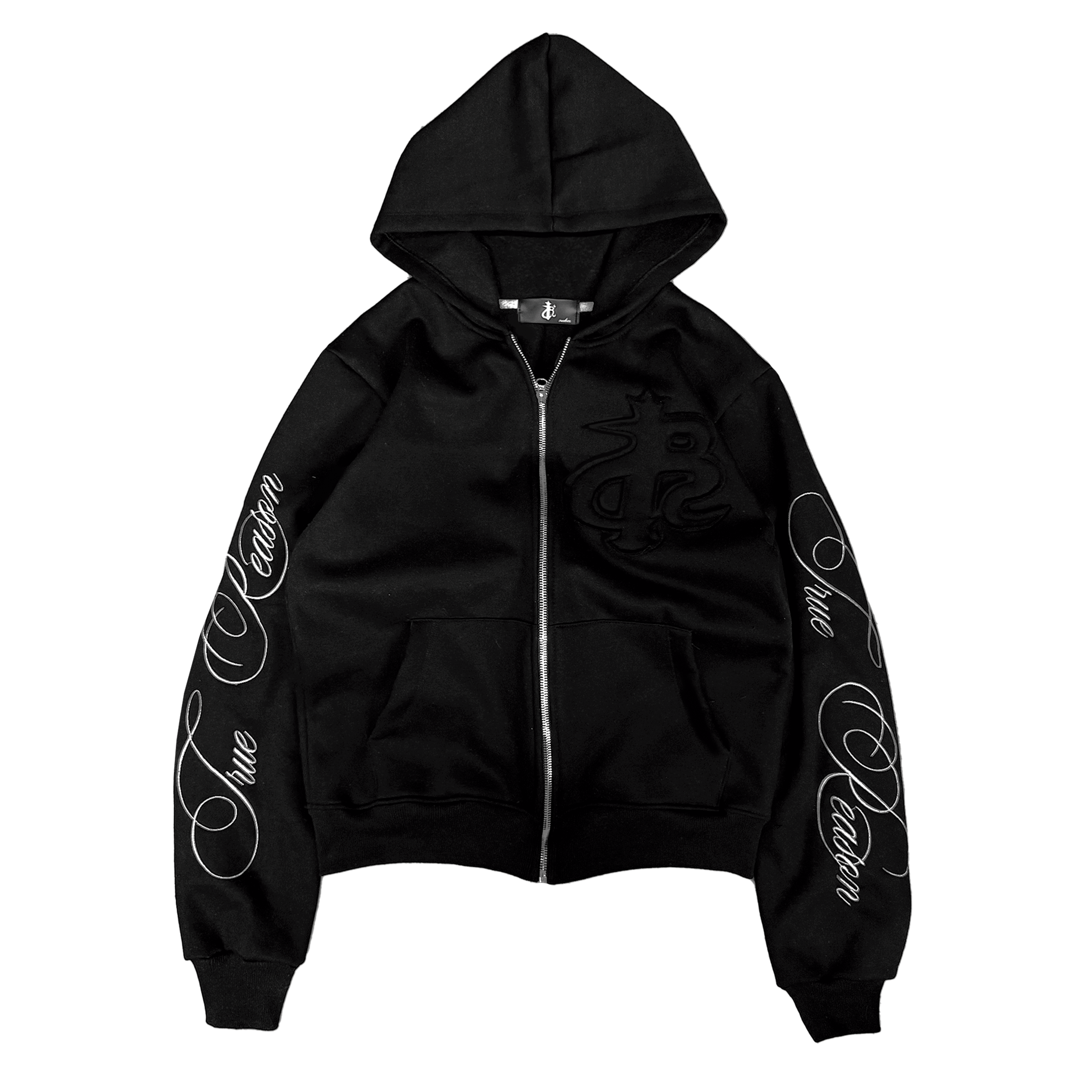 Zip Hoddie Rare Negra "Pure"